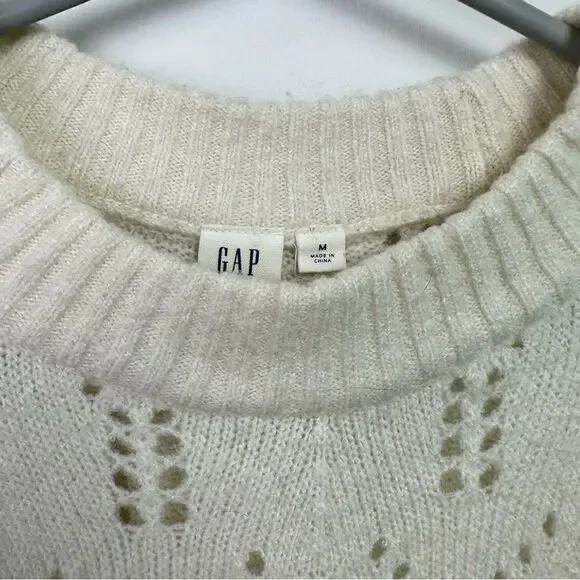 GAP Chunky Knit Pattern Sweater medium - Picture 5 of 9
